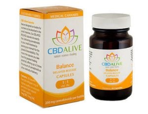 cbd alive balanced delayed release capsules